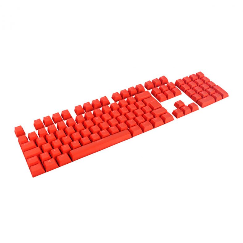 Conjunto de Teclas Pcyes K112RM Doubleshot Red Magma, 112 Teclas, Vermelho, KK112DSRMP
