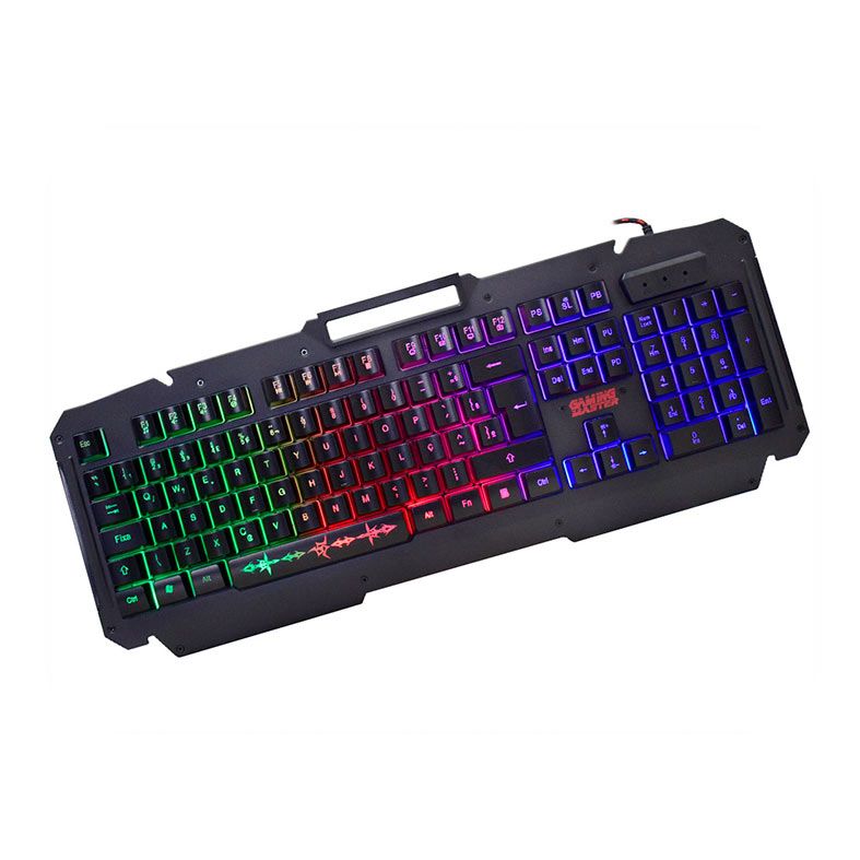 Teclado Gamer K-MEX KMJ9, RGB, ABNT2, Preto, KMJ928U0001CB1X