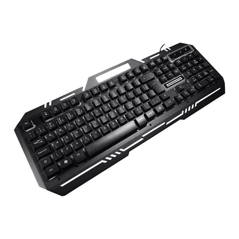 Teclado Gamer K-Mex Fusion Color KM-M712, Rainbow, ABNT2, Preto, KMM7128U001CB0X