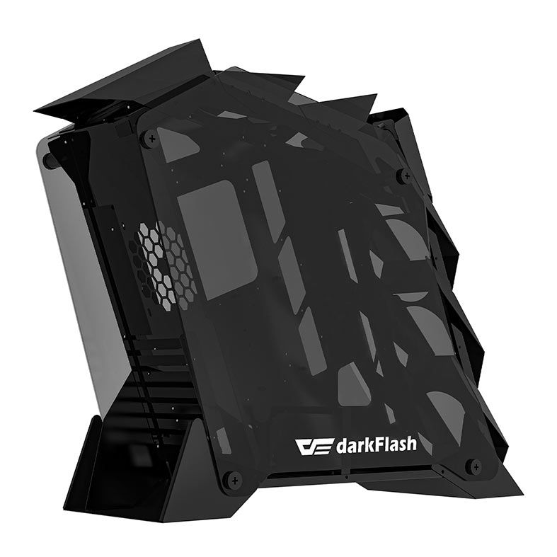 Gabinete Gamer Aigo Darkflash Knight-K2, Mid-Tower, Lateral de Vidro, Preto, KNIGHT-K2