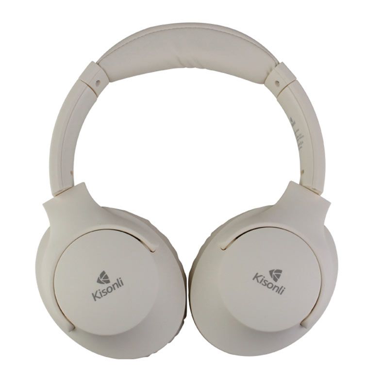 PRE VENDA - Headphone Kisonli A4, Drivers 40mm, Bluetooth, Bege, KSL-A4-BG