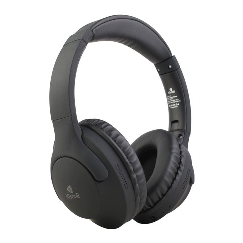 PRE VENDA - Headphone Kisonli A4, Drivers 40mm, Bluetooth, Preto, KSL-A4-BK