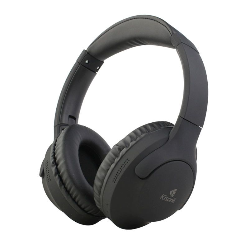 PRE VENDA - Headphone Kisonli A4, Drivers 40mm, Bluetooth, Preto, KSL-A4-BK
