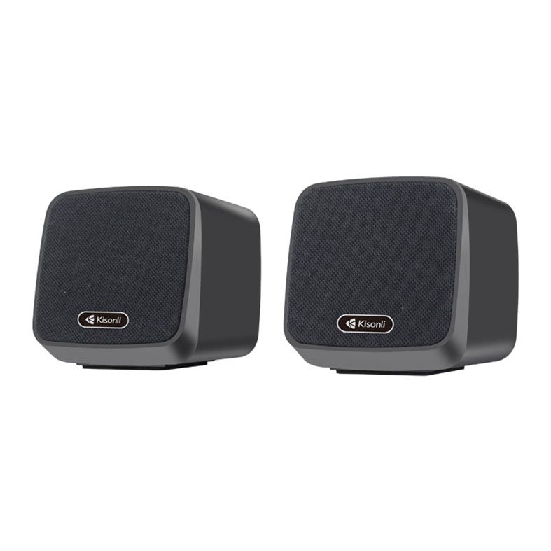 PRE VENDA - Caixa de Som Kisonli A404, 6W, USB, Preta, KSL-A404-BK