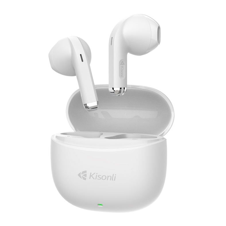PRE VENDA - Fone de Ouvido Kisonli F6, Bluetooth, Branco, KSL-F6-WH