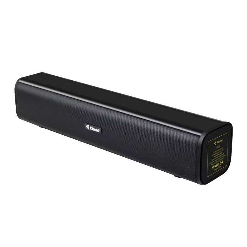 PRE VENDA - Soundbar Kisonli I600, 6W, USB, Preta, KSL-I600-BK