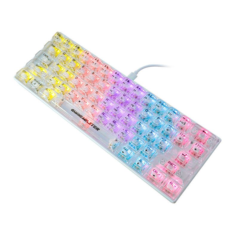 Teclado Mecanico K-Mex Neonblade, RGB, USB, Switch White, Branco, KWN181U0004CB0X