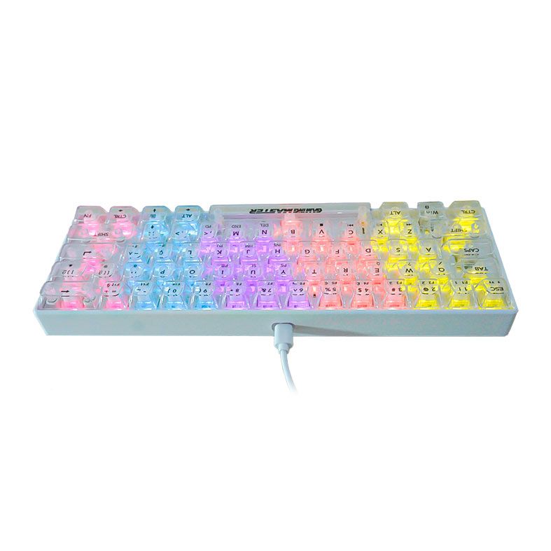 Teclado Mecanico K-Mex Neonblade, RGB, USB, Switch White, Branco, KWN181U0004CB0X