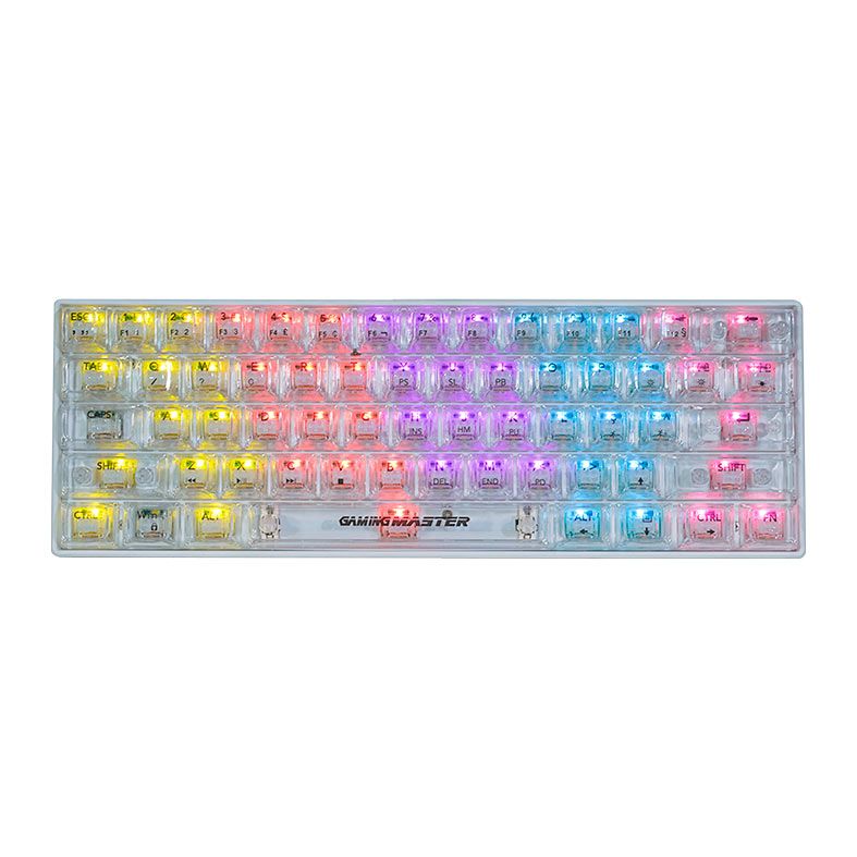 Teclado Mecanico K-Mex Neonblade, RGB, USB, Switch White, Branco, KWN181U0004CB0X