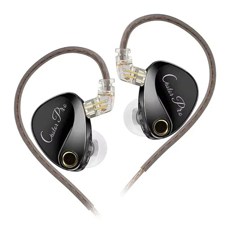 PRE VENDA - Fone de Ouvido KZ Castor Pro, Sem Microfone, Preto, KZ-CASTPRO-BK