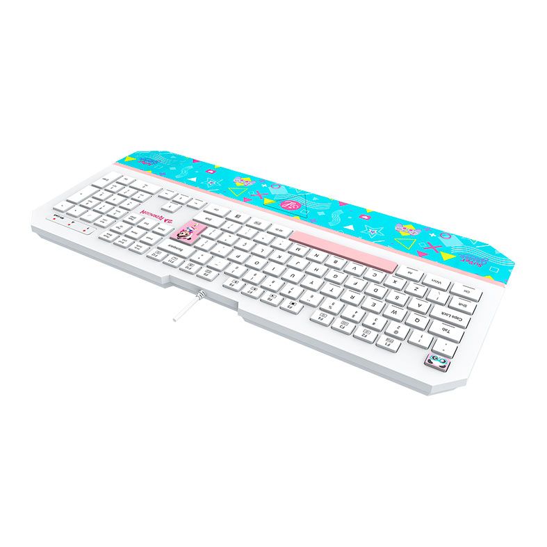 Teclado Gamer Redragon Luluca, Branco, L502