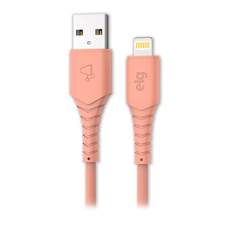 Cabo Lightning ELG Serie Colors, 1.2m, Salmao, L812R