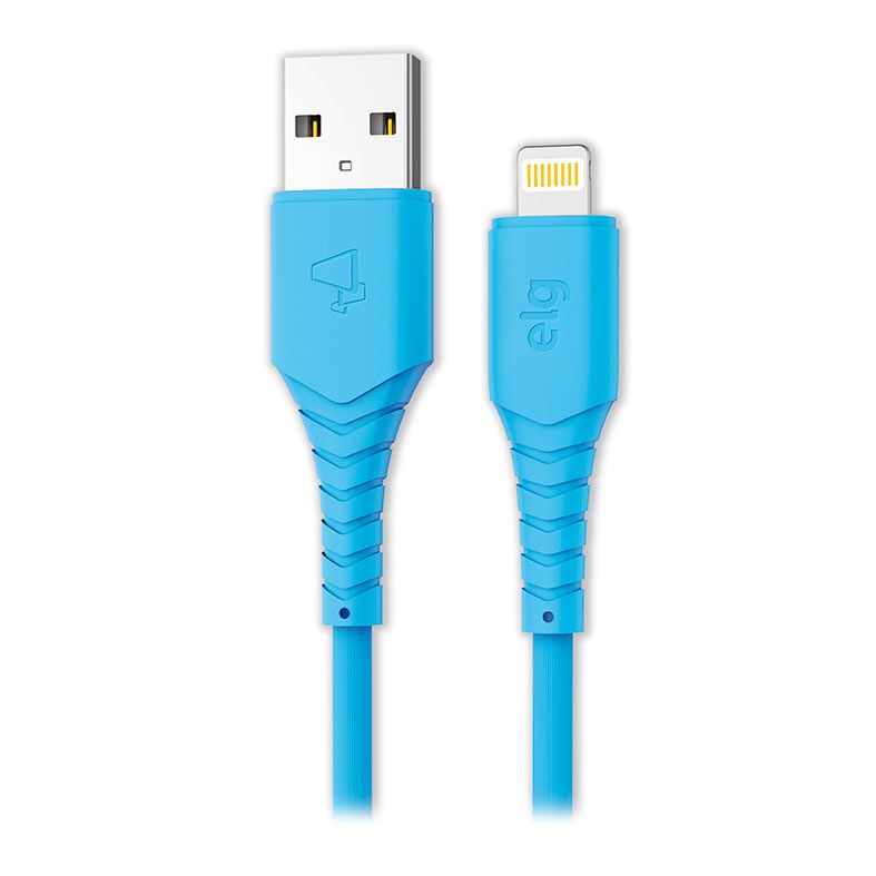 Cabo Lightning ELG Serie Colors, 1.2m, Azul, L812T