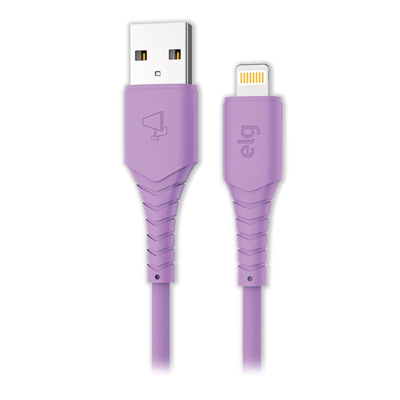 Cabo Lightning ELG Serie Colors, 1.2m, Lilas, L812X