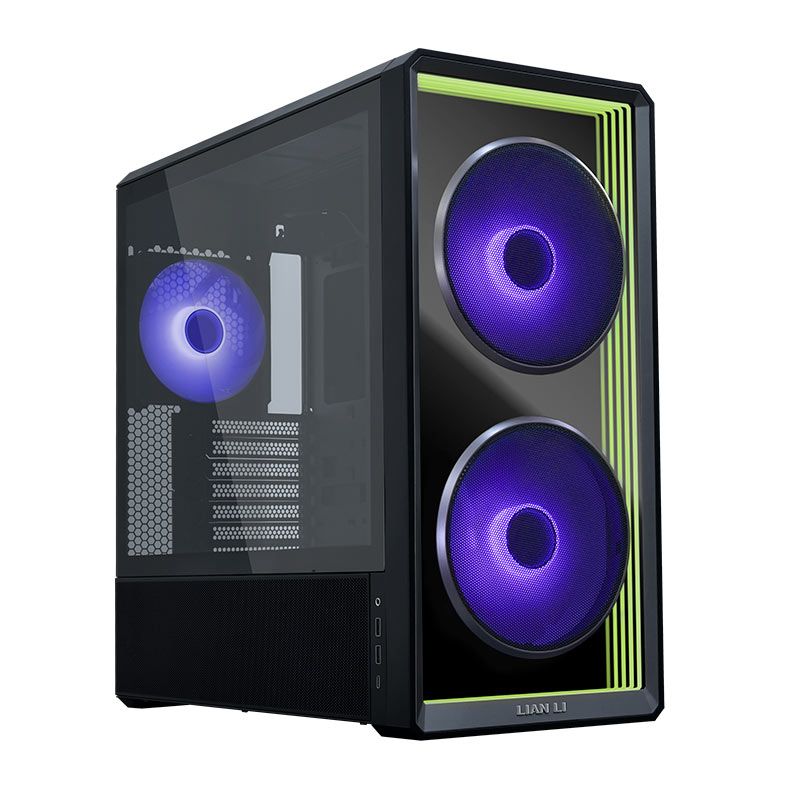 Gabinete Gamer Lian Li Lancool 217 Infinity, Mid-Tower, Lateral de