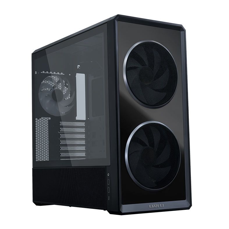 Gabinete Gamer Lian Li Lancool 217 Infinity, Mid-Tower, Lateral de Vidro, Com 3 Fans, Preto, LAN217INFX