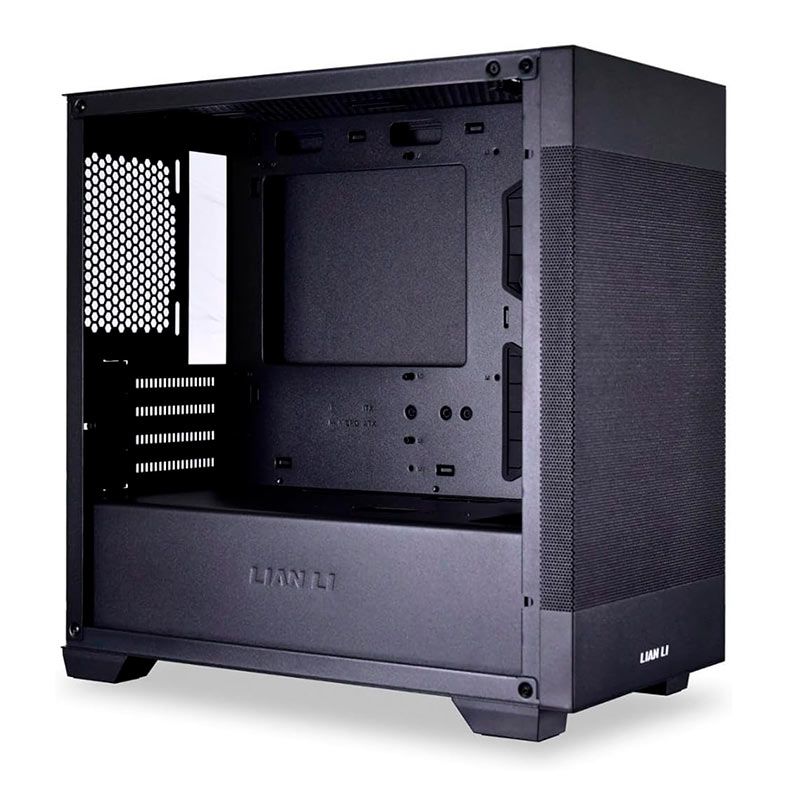 Gabinete Gamer Lian LI Lancool 205M Mesh, RGB, Mid-Tower, Lateral De Vidro, Com 2 Fans, Preto, LANC205M-MESH-BK