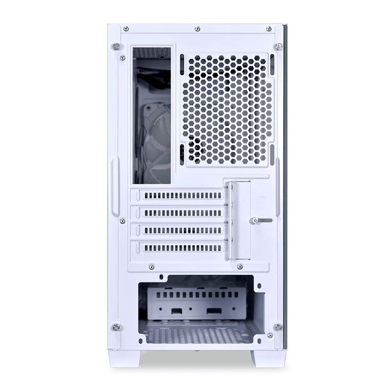 Gabinete Gamer Lian LI Lancool 205M Mesh, RGB, Mid-Tower, Lateral De Vidro, Com 2 Fans, Branco, LANC205M-MESH-WH