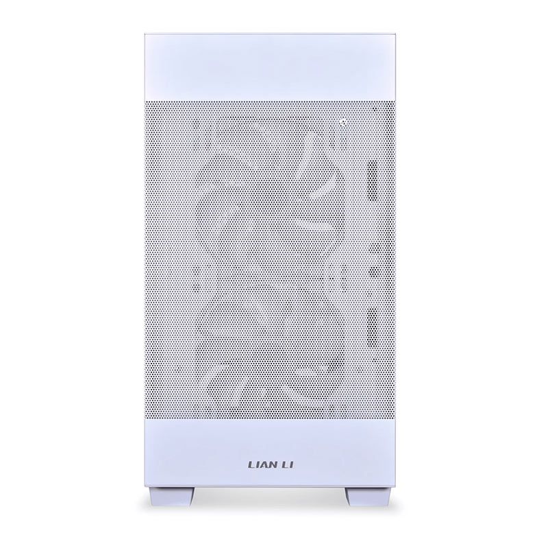 Gabinete Gamer Lian LI Lancool 205M Mesh, RGB, Mid-Tower, Lateral De Vidro, Com 2 Fans, Branco, LANC205M-MESH-WH