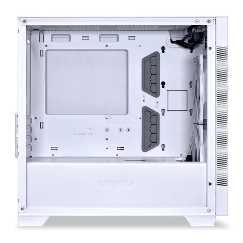 Gabinete Gamer Lian LI Lancool 205M Mesh, RGB, Mid-Tower, Lateral De Vidro, Com 2 Fans, Branco, LANC205M-MESH-WH