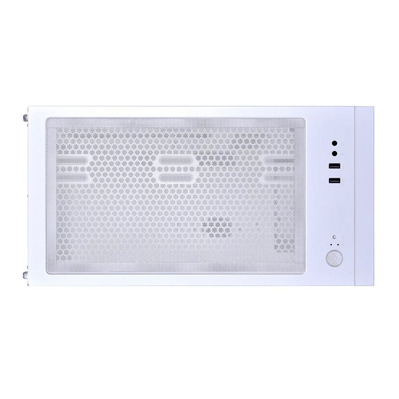 Gabinete Gamer Lian LI Lancool 205M Mesh, RGB, Mid-Tower, Lateral De Vidro, Com 2 Fans, Branco, LANC205M-MESH-WH