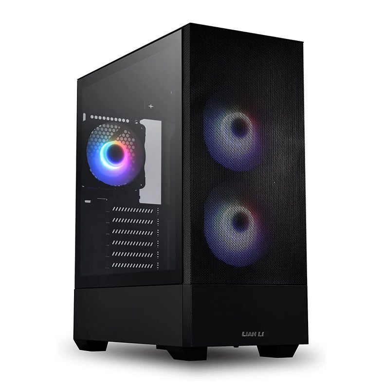 Gabinete Gamer Lian Li Lancool 205 Mesh, RGB, Mid Tower, Lateral de Vidro, Preto, LANCOOL 205 MESH