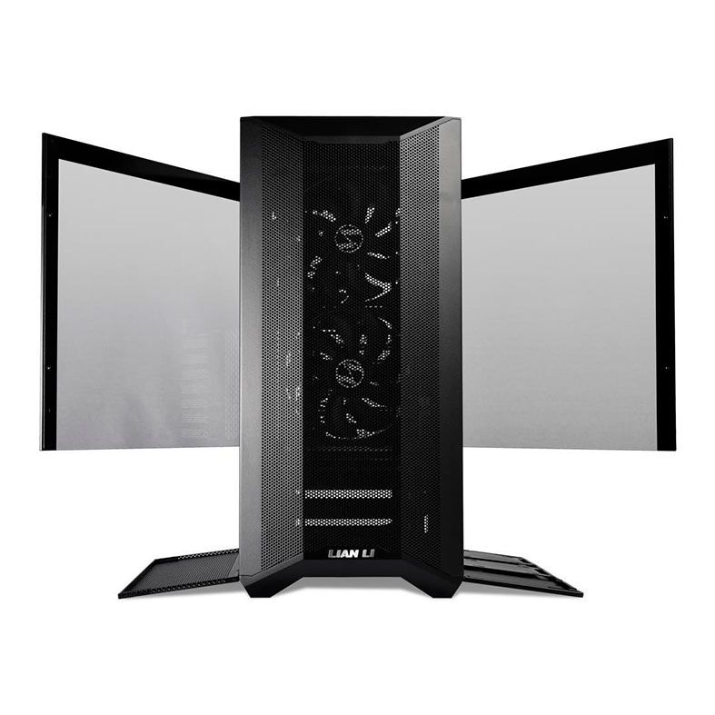 Gabinete Gamer Lian Li Lancool II Mesh C Performance, Lateral de Vidro, Preto, LANCOOL II MESH C PERFORMANCE-X