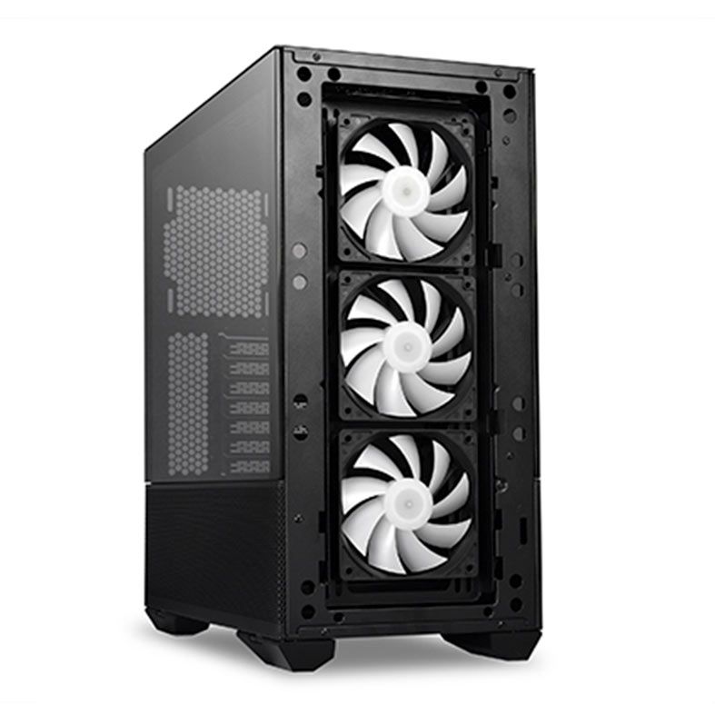 Gabinete Gamer Lian Li Lancool II Mesh C, RGB, Lateral de Vidro, Preto, LANCOOL II MESH C RGB-X