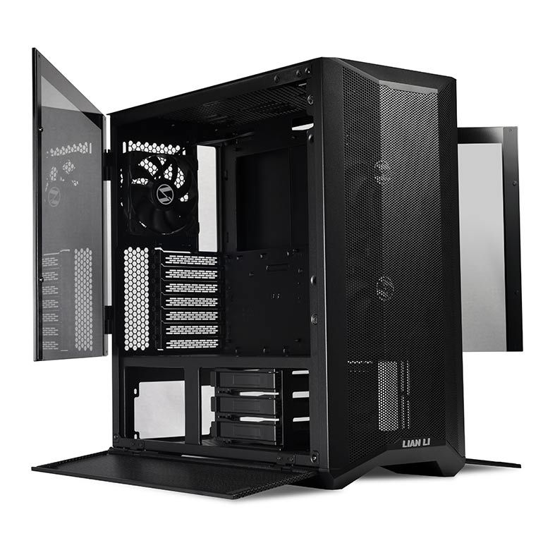 Gabinete Lian Li Lancool II Mesh Laterais Vidro Preto, Lancool-II-Mesh-Performance-X