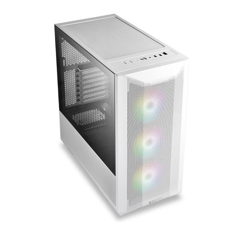 Gabinete Lian Li Lancool II Mesh RGB Laterais Vidro Branco, Lancool II Mesh RGB-W