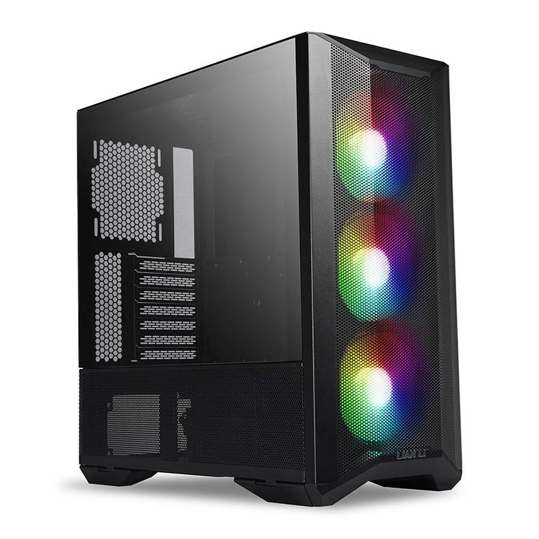 Gabinete Lian Li Lancool II Mesh RGB Laterais Vidro Preto, Lancool-II-Mesh-RGB-X