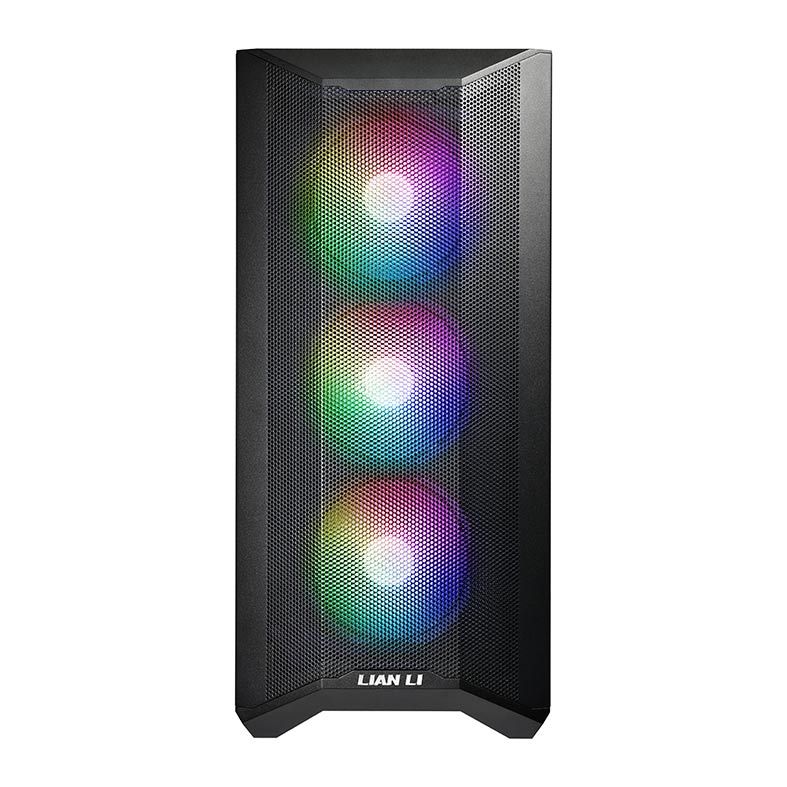 Gabinete Lian Li Lancool II Mesh RGB Laterais Vidro Preto, Lancool-II-Mesh-RGB-X