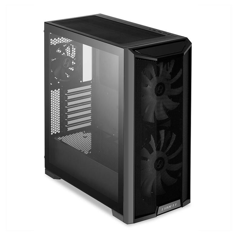 Gabinete Lian Li Lancool 215 Lateral Vidro Temp Preto, LANCOOL215X-BLACK