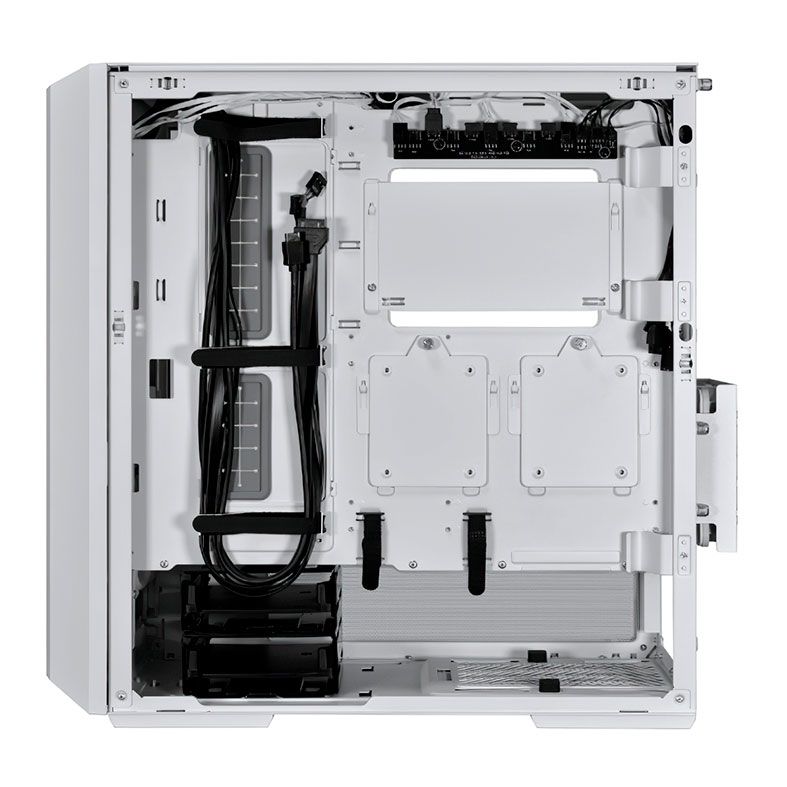 Gabinete Gamer Lian Li Lancool 216, RGB, Lateral de Vidro, Com 2 Fans, Branco, LANCOOL216RW