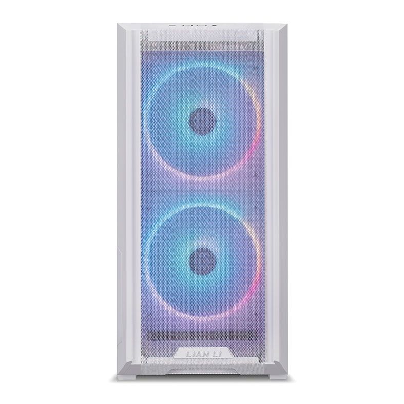 Gabinete Gamer Lian Li Lancool 216, RGB, Lateral de Vidro, Com 2 Fans, Branco, LANCOOL216RW