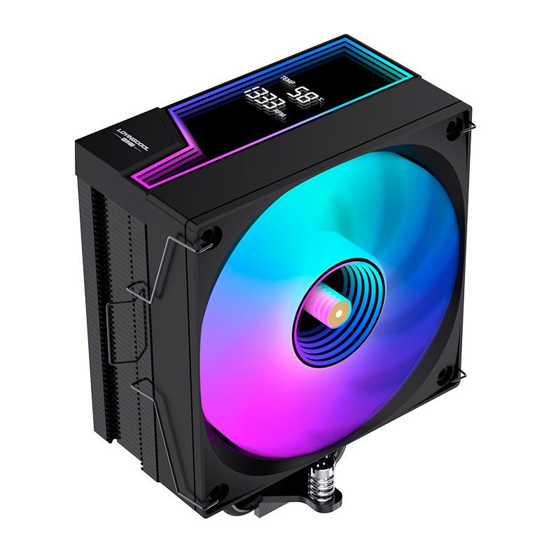 Cooler Para Processador Loving Cool AP600B, ARGB, 120mm, Preto, LC