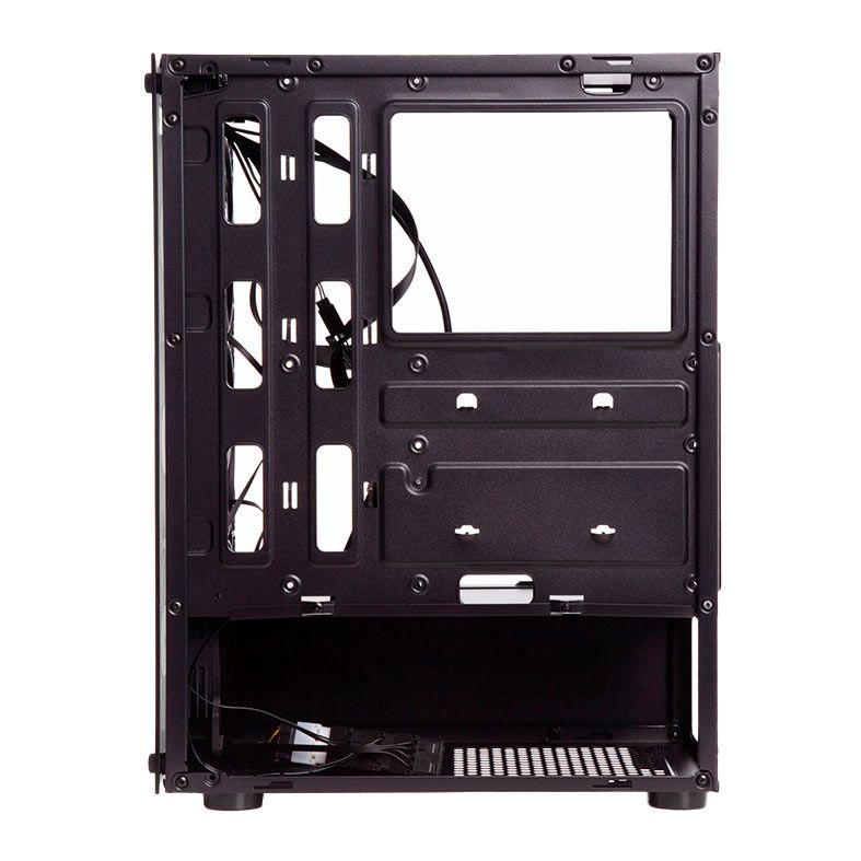 Gabinete Gamer Liketec Matrix, RGB, Mid-Tower, Lateral de Vidro, Com 3 Fans, Preto, LC-AT-MATRIX-2090