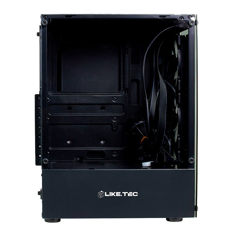 Gabinete Gamer Liketec Matrix, RGB, Mid-Tower, Lateral de Vidro, Com 3 Fans, Preto, LC-AT-MATRIX-2090