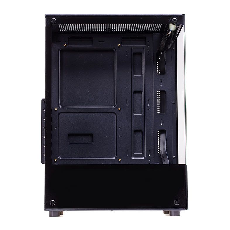 Gabinete Gamer Liketec Heydar Dark, Mid Tower, Lateral de Vidro, Preto, LC-CB-HEYDAR-2084