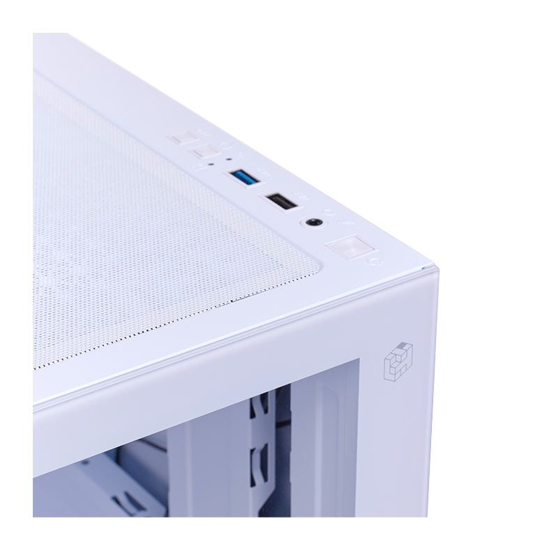 Gabinete Gamer Liketec Opera Snow, Mid Tower, Lateral de Vidro, Branco, LC-CB-OPERA-2085
