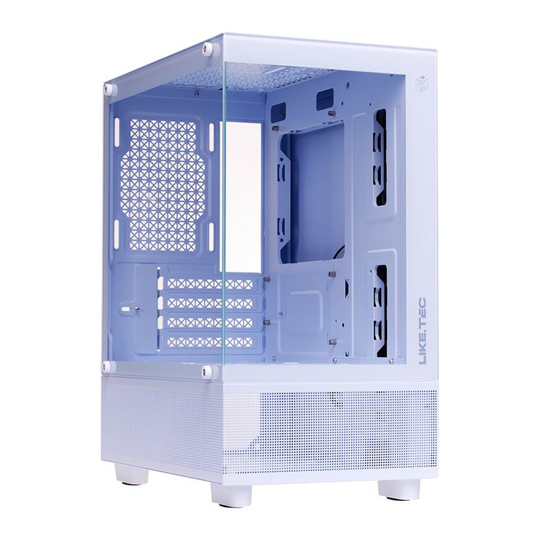 Gabinete Gamer Liketec Opera Snow, Mid Tower, Lateral de Vidro, Branco, LC-CB-OPERA-2085