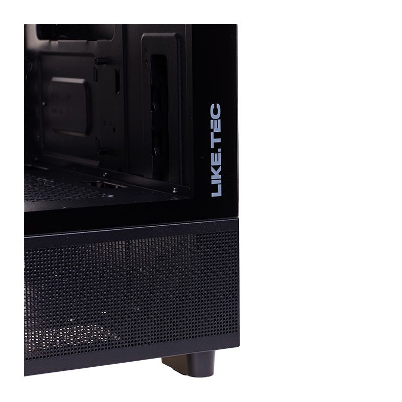 Gabinete Gamer Liketec Opera Dark, Mid Tower, Lateral de Vidro, Preto, LC-CB-OPERA-2086