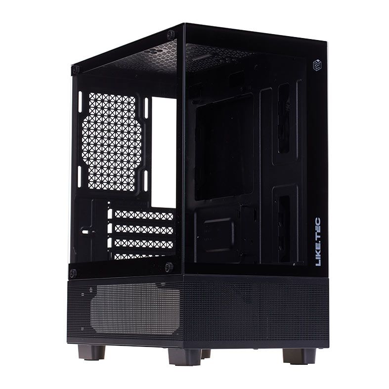 Gabinete Gamer Liketec Opera Dark, Mid Tower, Lateral de Vidro, Preto, LC-CB-OPERA-2086