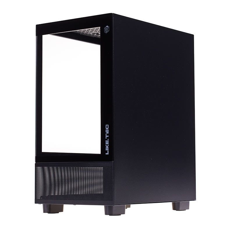Gabinete Gamer Liketec Opera Dark, Mid Tower, Lateral de Vidro, Preto, LC-CB-OPERA-2086