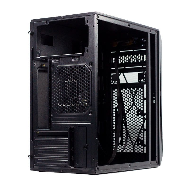 Gabinete Gamer Liketec Cycle Mesh Dark, Mid-Tower, Lateral De Acrilico, Preto, LC-MT-CYCLE-2047