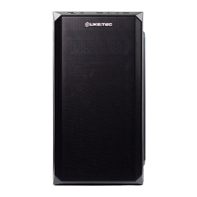 Gabinete Gamer Liketec Cycle Mesh Dark, Mid-Tower, Lateral De Acrilico, Preto, LC-MT-CYCLE-2047