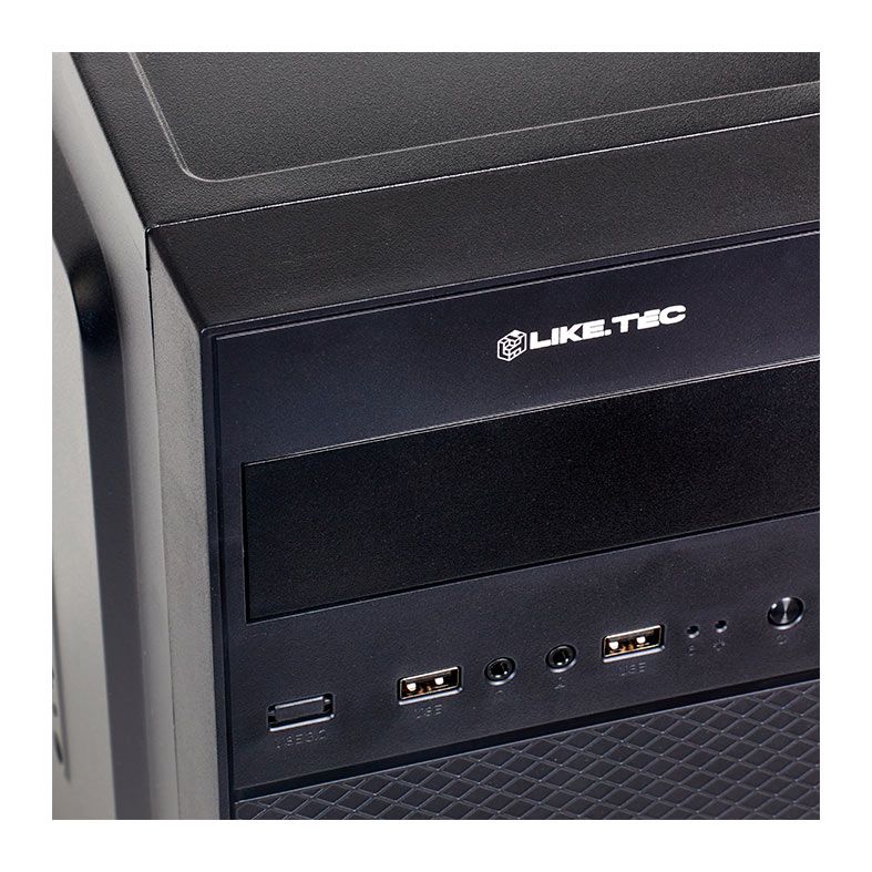 Gabinete Office Liketec Compacto C3, Mid-Tower, MATX, Preto, LC-MT-OFFICEC3-2023