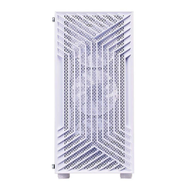 Gabinete Gamer Liketec Orbital Snow, RGB, Mid-Tower, Lateral De Vidro, Com 3 Fans, Branco, LC-MT-ORBITAL-2050