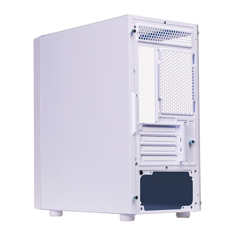 Gabinete Gamer Liketec Orbital Snow, RGB, Mid-Tower, Lateral De Vidro, Com 3 Fans, Branco, LC-MT-ORBITAL-2050