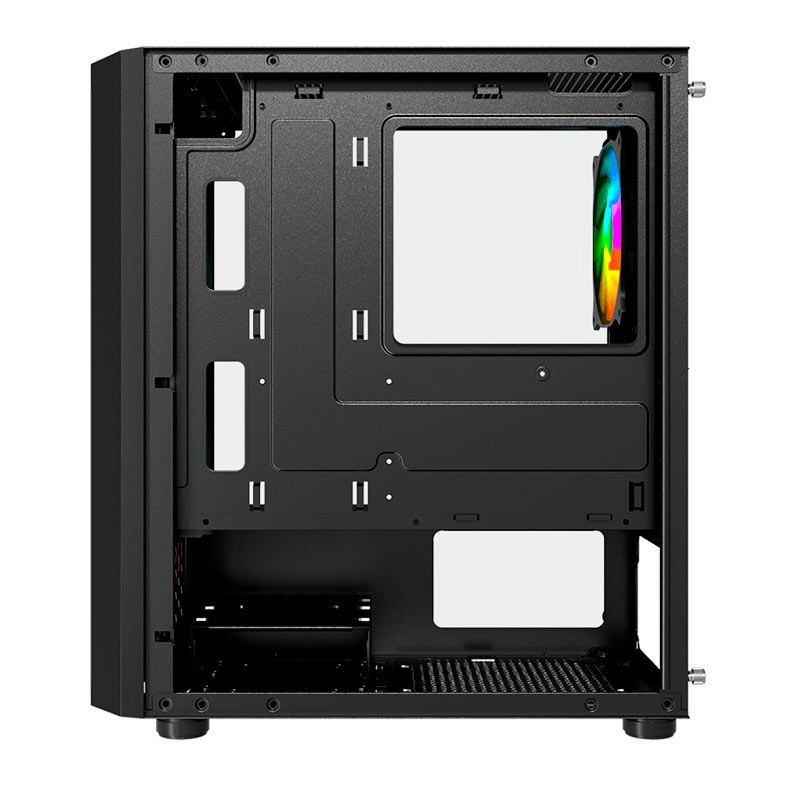 Gabinete Gamer Liketec Dark Revolution, RGB, Mid-Tower, Lateral De Vidro, Com 3 Fans, Preto, LC-MT-REVOLUTION-2051